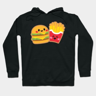 Burger and Fries Buddies Hoodie